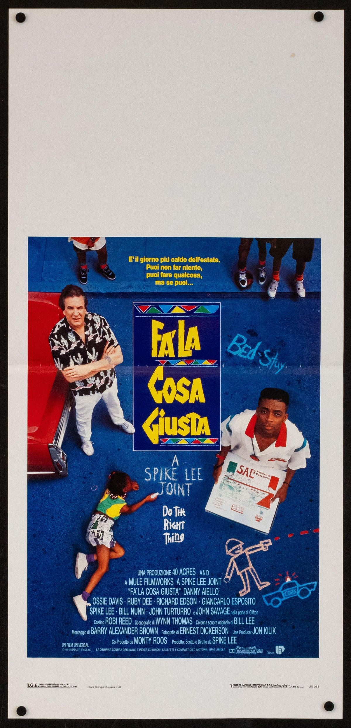 Do The Right Thing Original Vintage Movie Poster