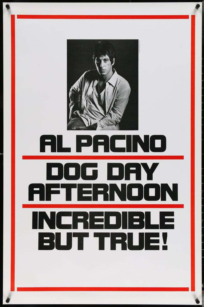 Dog Day Afternoon Original Vintage Movie Poster