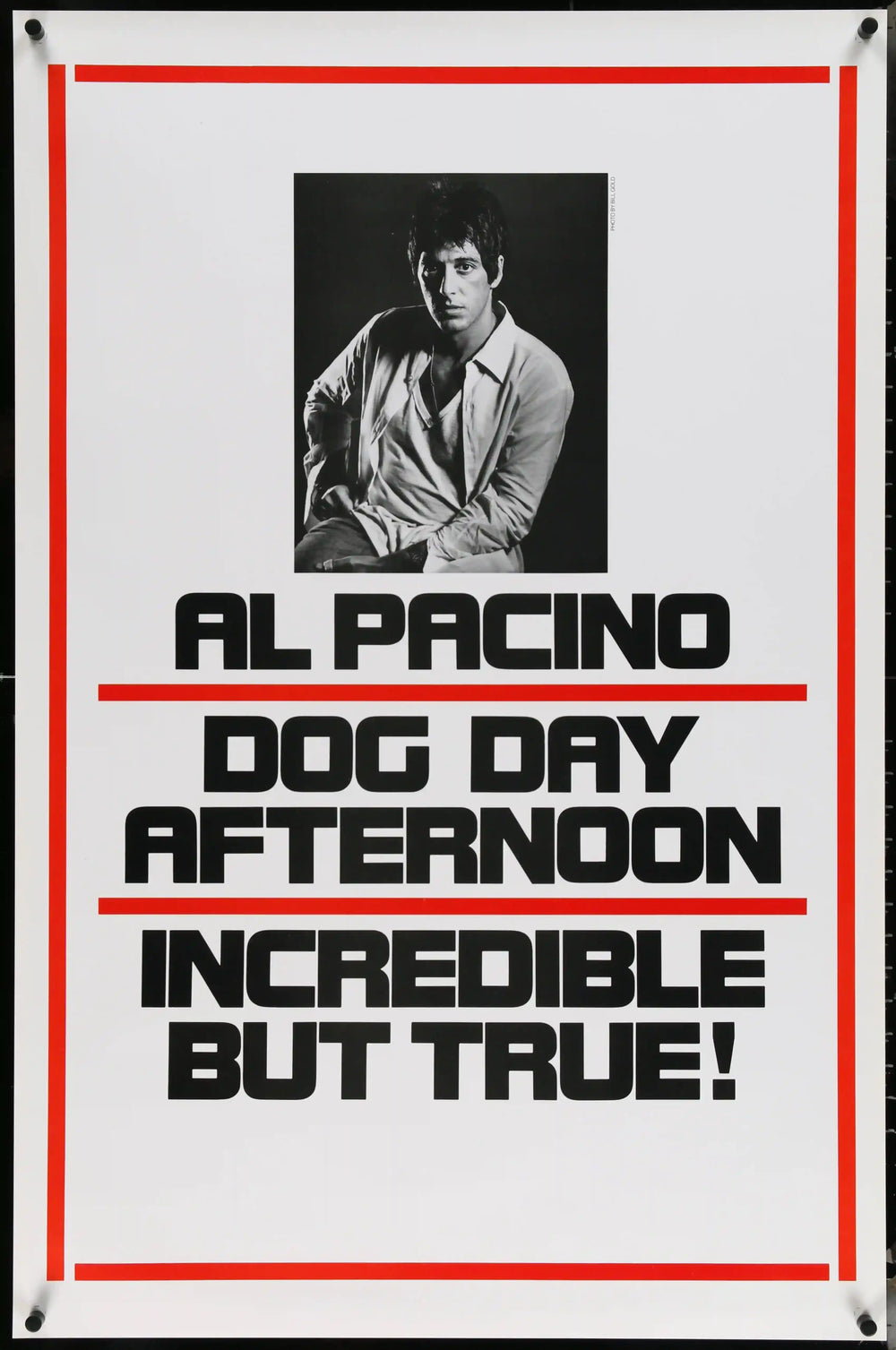 Dog Day Afternoon Original Vintage Movie Poster