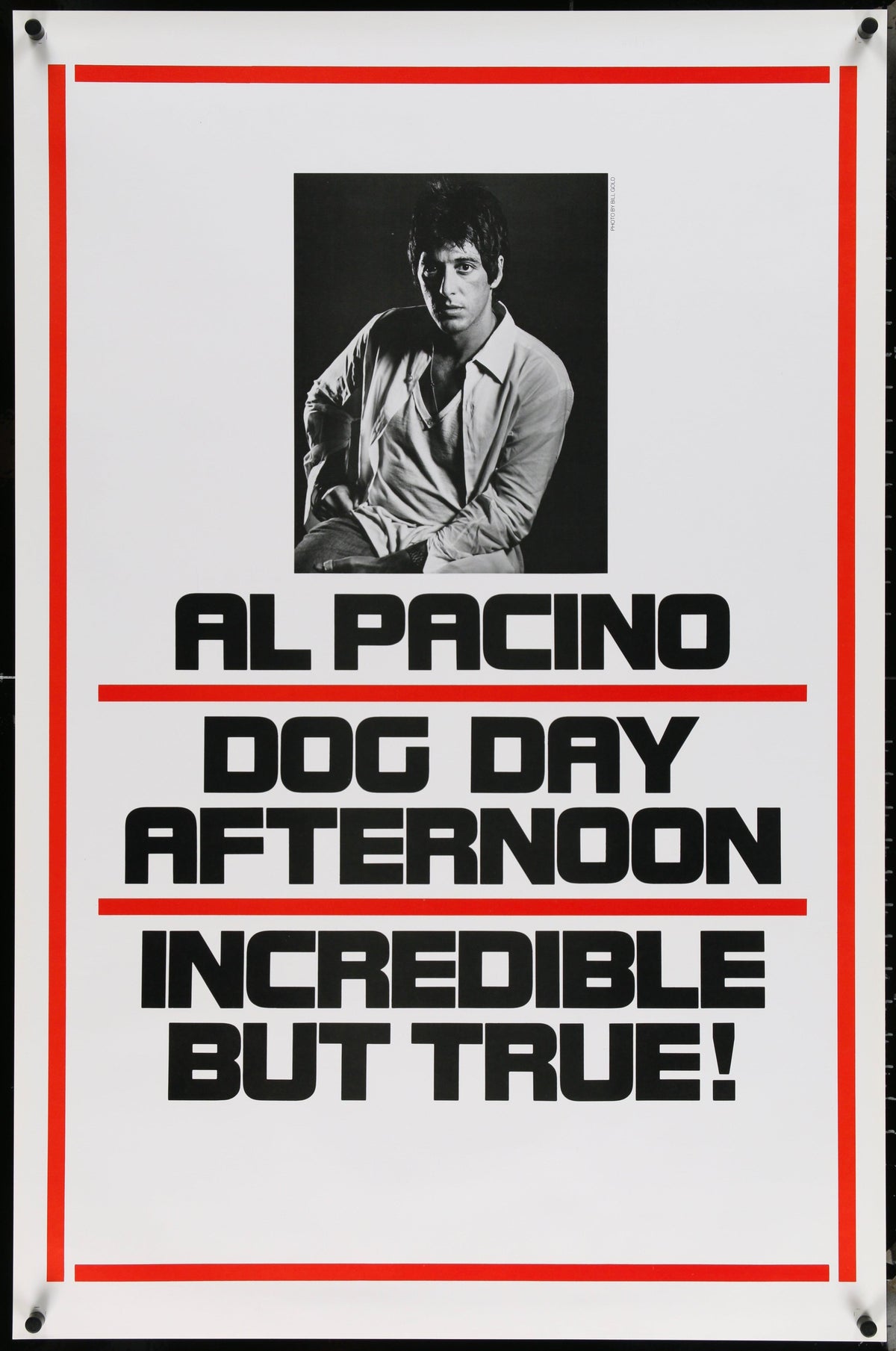 Dog Day Afternoon Original Vintage Movie Poster