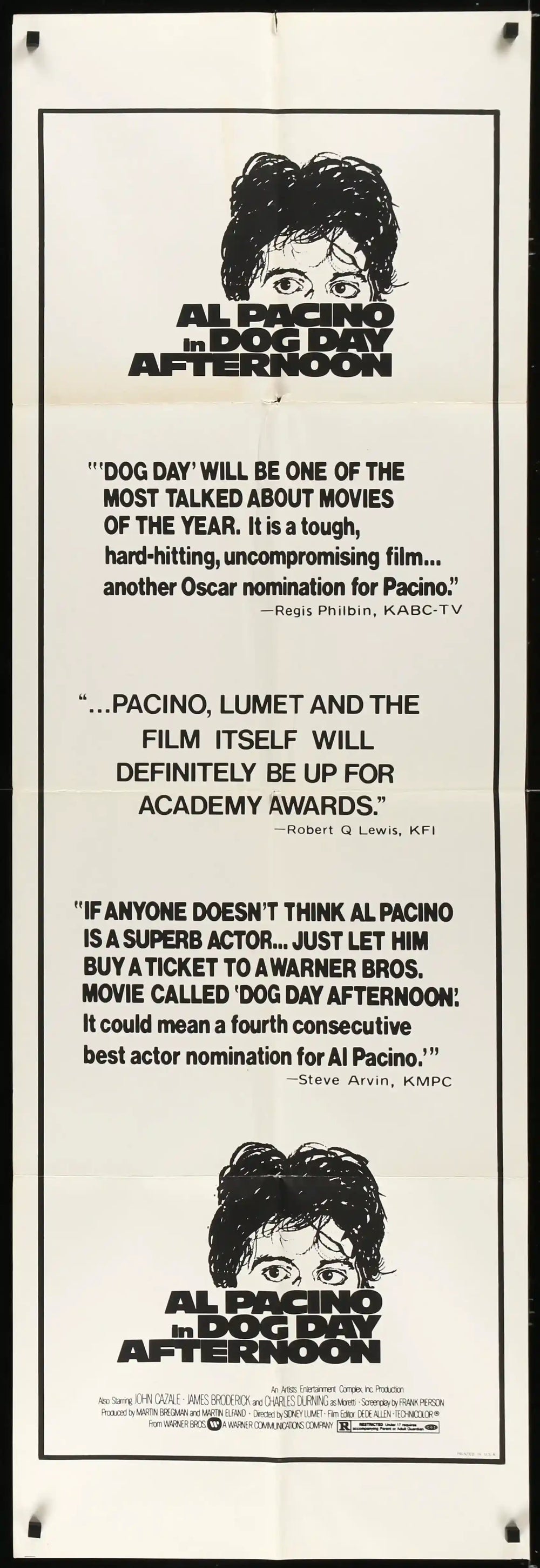 Dog Day Afternoon Original Vintage Movie Poster