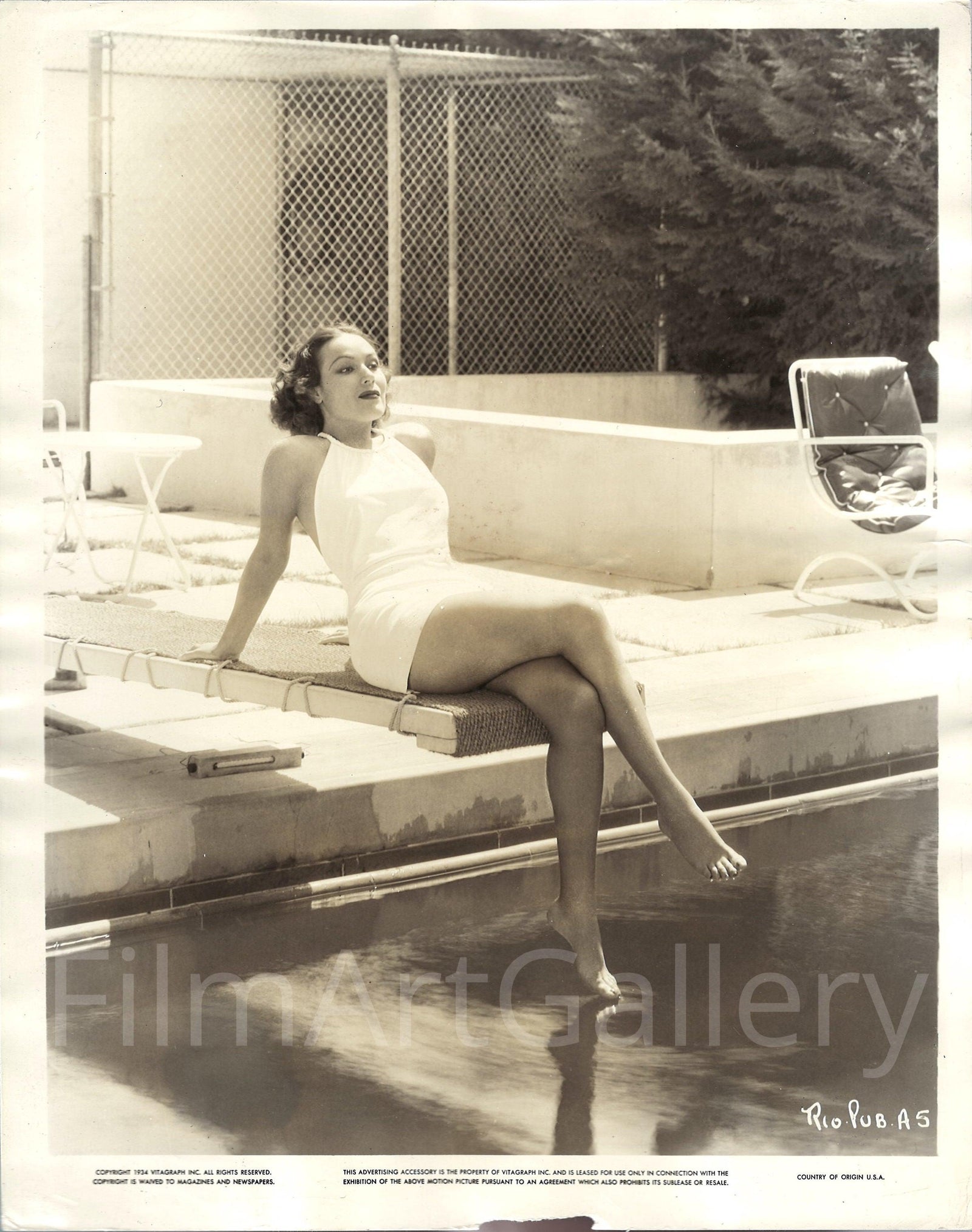 Dolores Del Rio Original Vintage Movie Poster