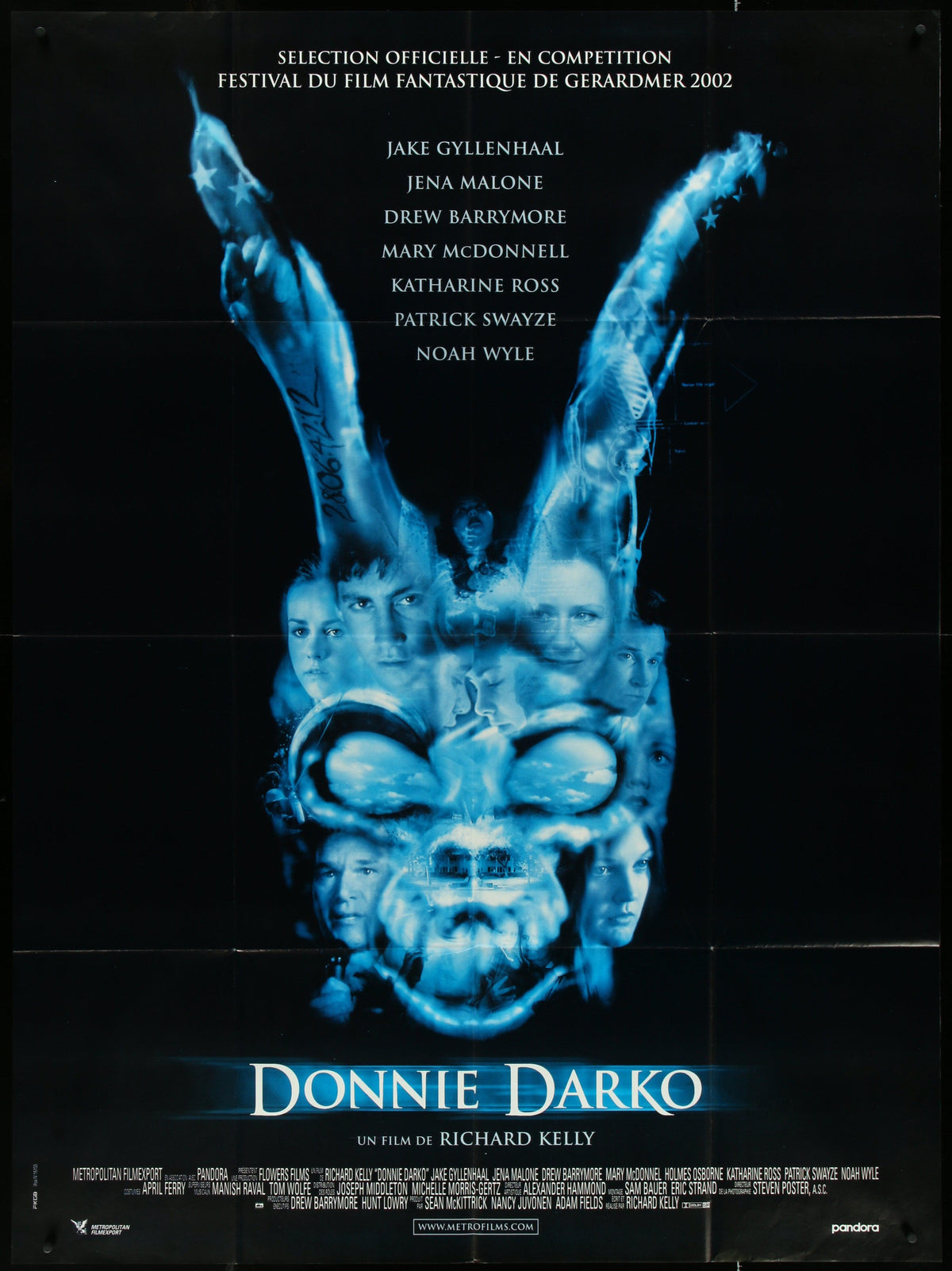 Donnie Darko French 1 Panel (47x63) Original Vintage Movie Poster