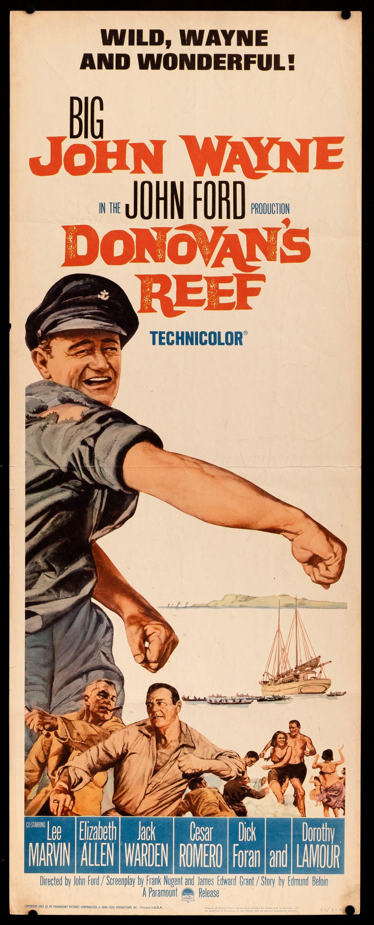Donovan&#39;s Reef Original Vintage Movie Poster