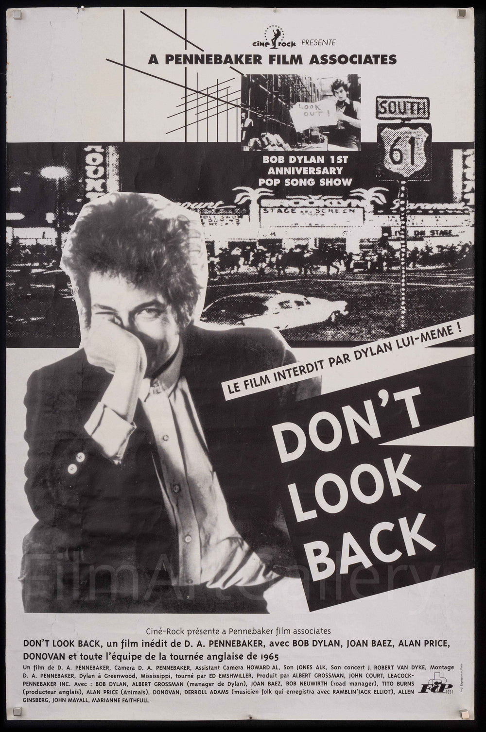 Don't Look Back Original Vintage Movie Poster