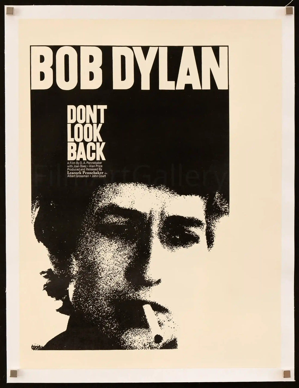 Don't Look Back Original Vintage Movie Poster