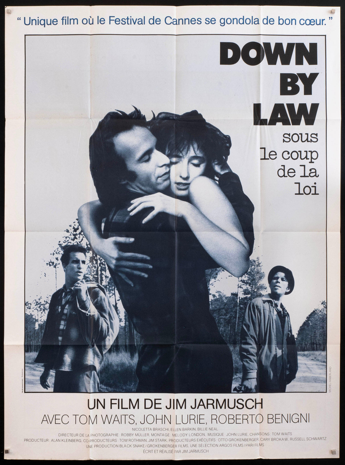 Down By Law French 1 Panel (47x63) Original Vintage Movie Poster