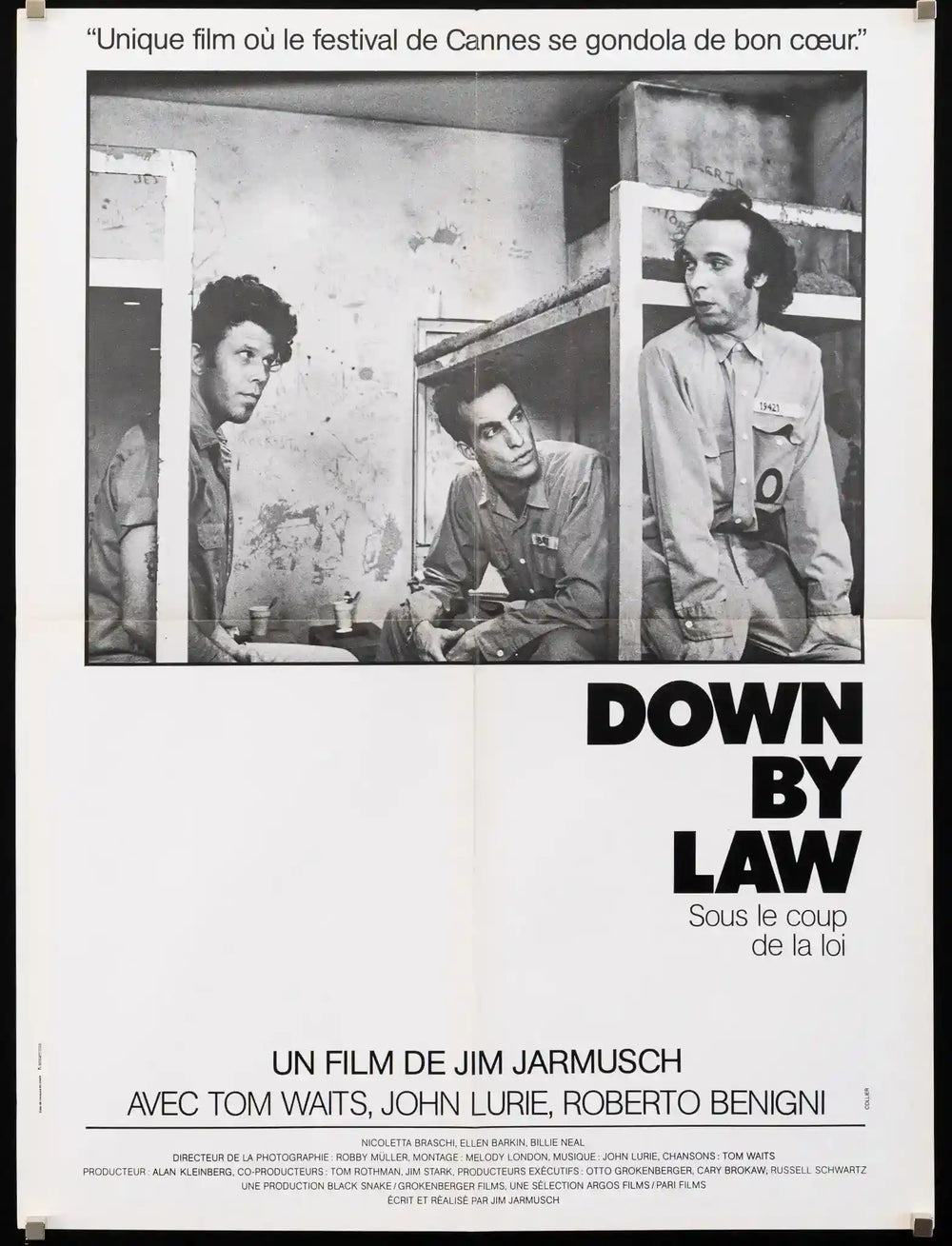 Down By Law Original Vintage Movie Poster
