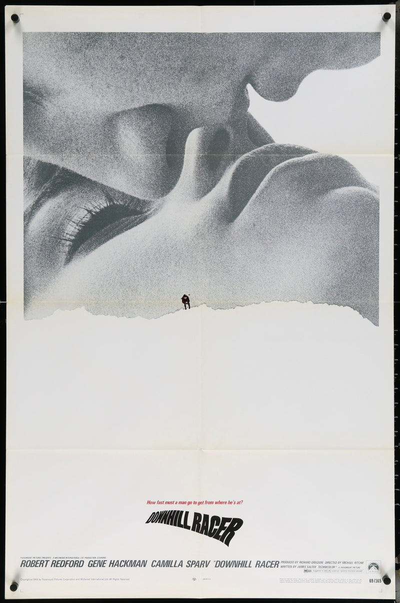 Downhill Racer 1 Sheet (27x41) Original Vintage Movie Poster