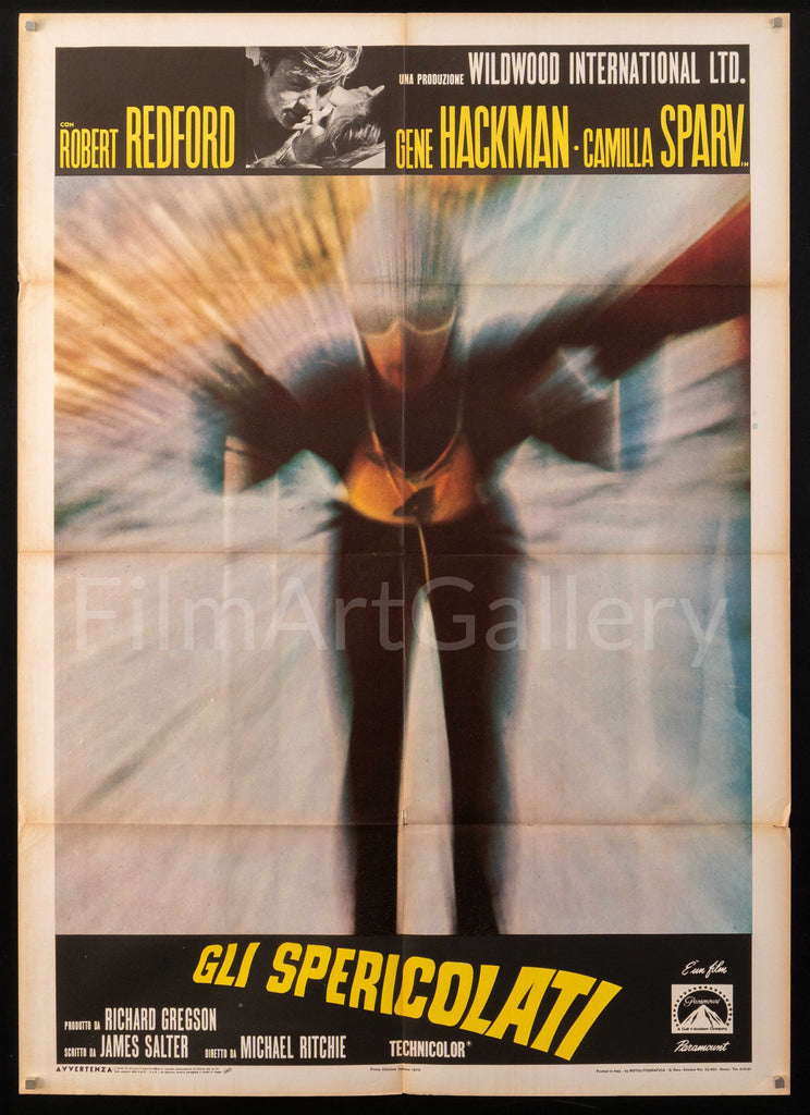 Downhill Racer Original Vintage Movie Poster