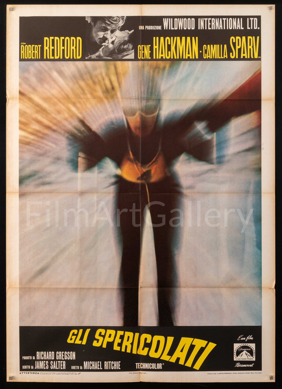 Downhill Racer Original Vintage Movie Poster