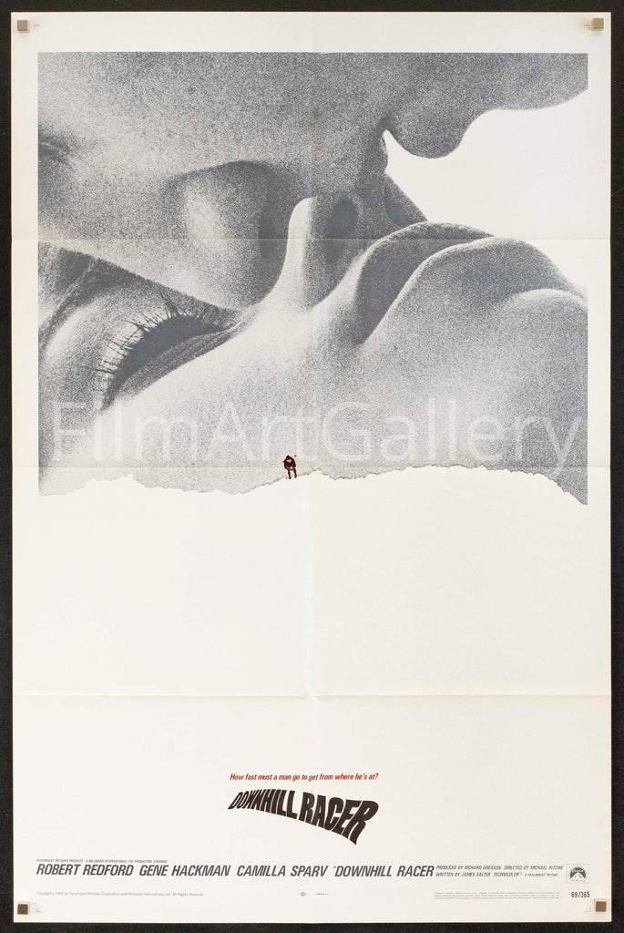 Downhill Racer Original Vintage Movie Poster