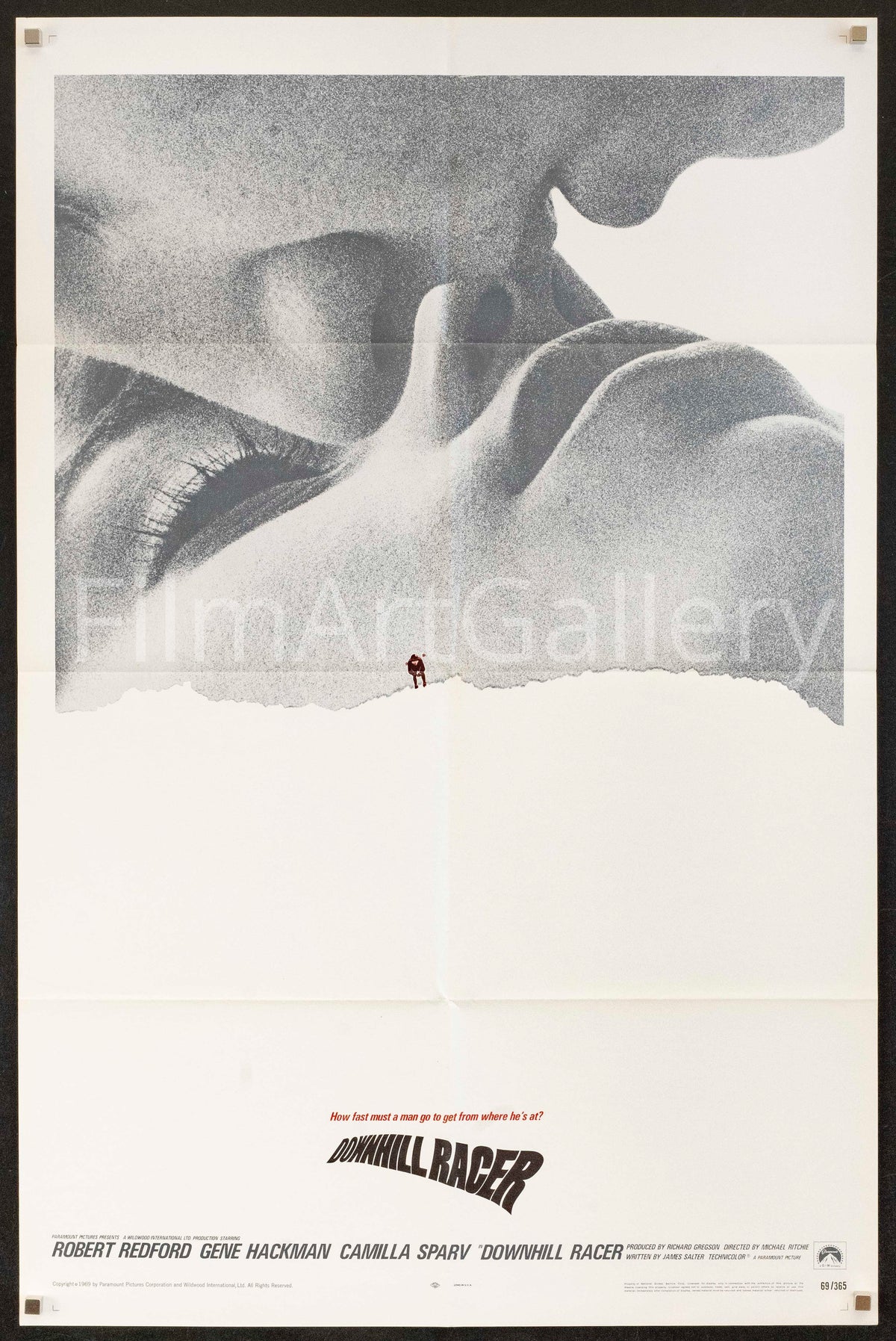 Downhill Racer Original Vintage Movie Poster