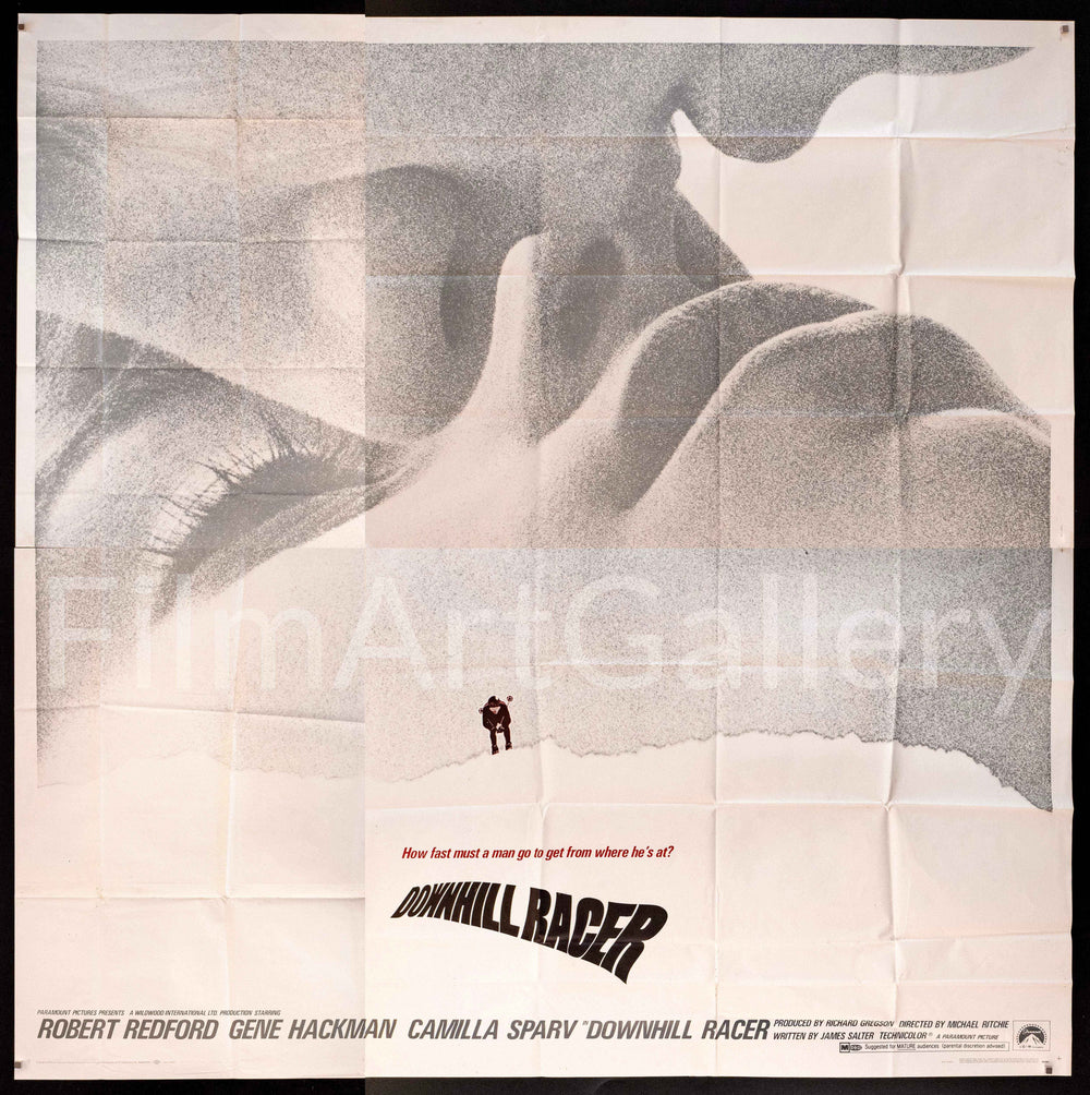 Downhill Racer Original Vintage Movie Poster