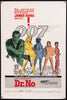 Dr. No 1 Sheet (27x41) Original Vintage Movie Poster