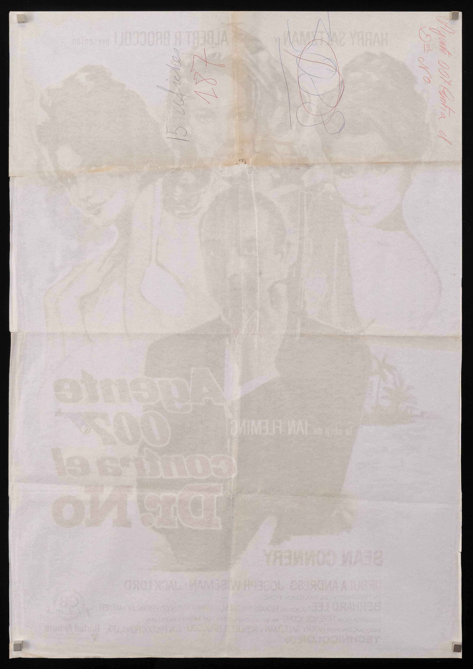 Dr. No Original Vintage Movie Poster