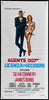 Dr. No Italian Locandina (13x28) Original Vintage Movie Poster