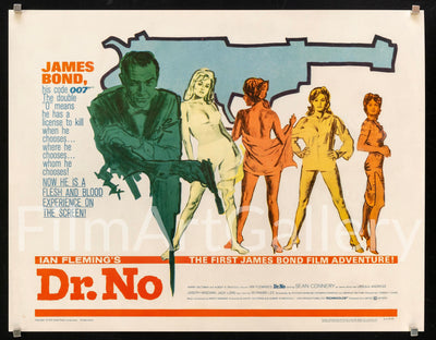 Dr. No Original Vintage Movie Poster