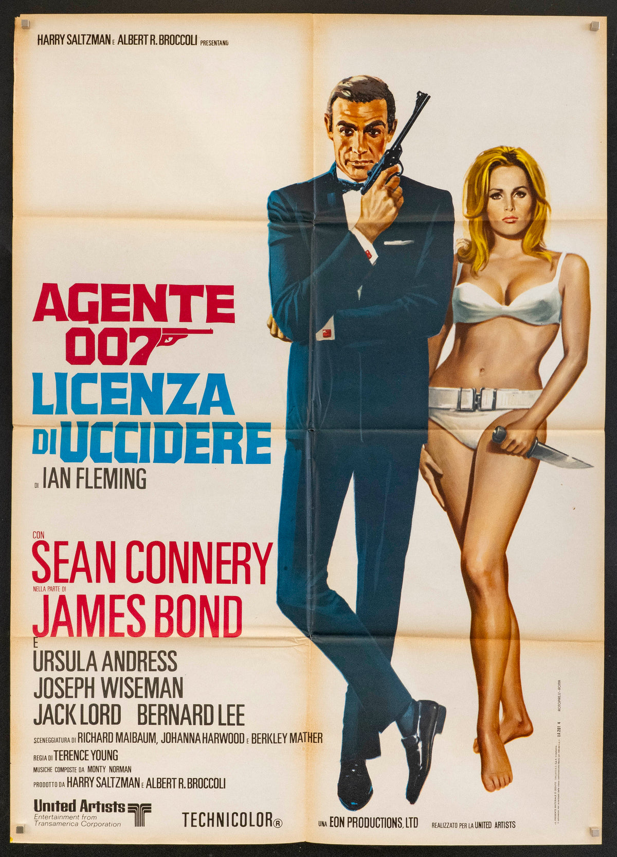 Dr. No Original Vintage Movie Poster