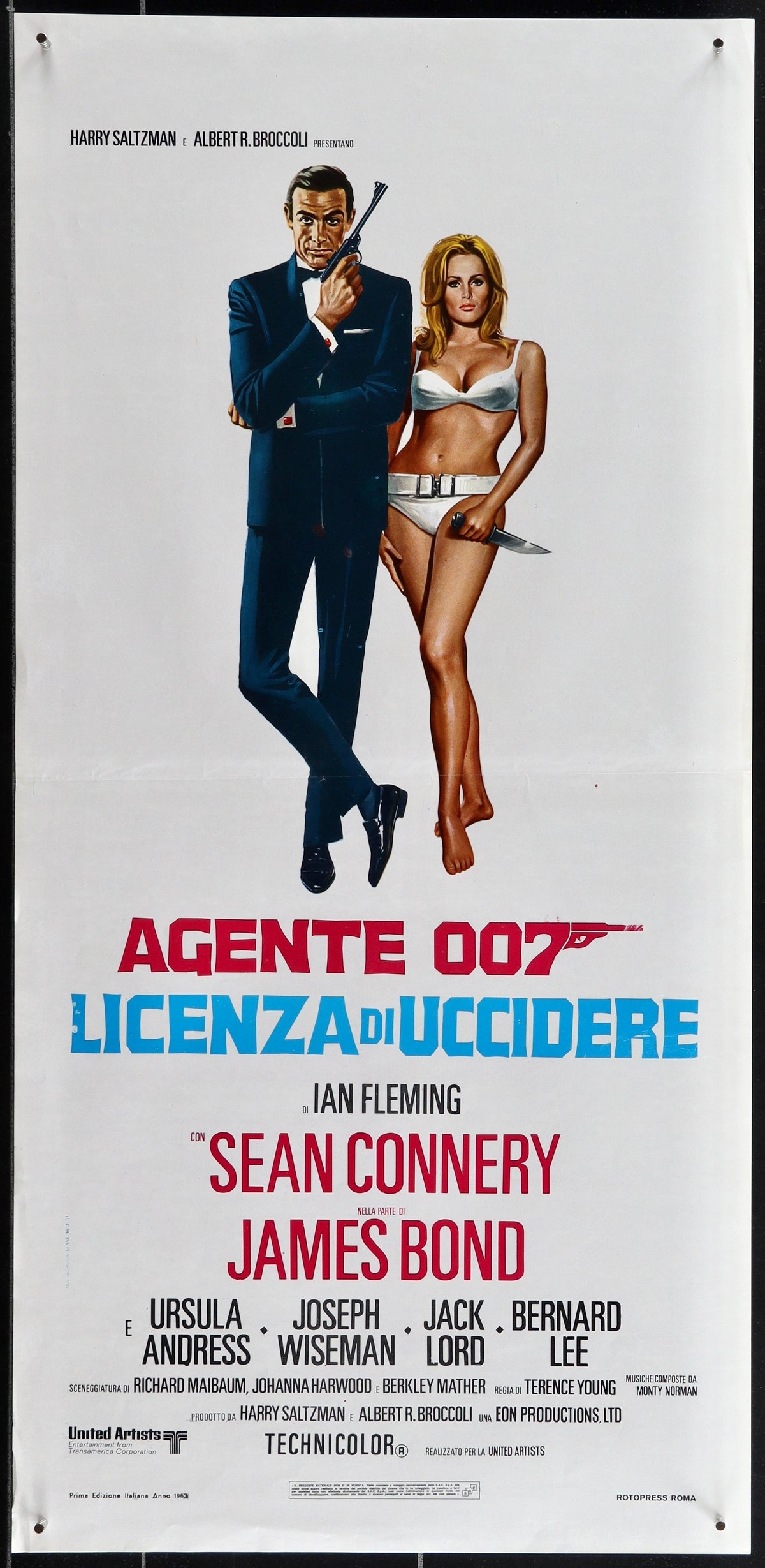 Dr. No Original Vintage Movie Poster