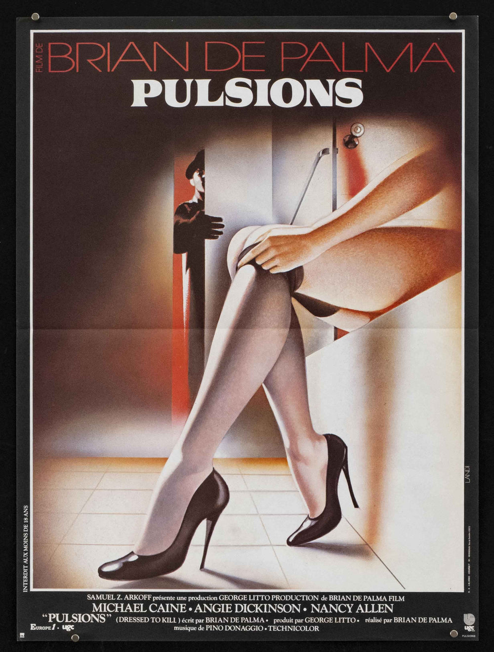 Dressed To Kill Original Vintage Movie Poster