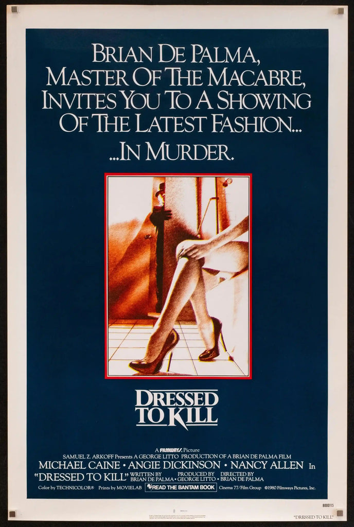 Dressed to Kill Original Vintage Movie Poster