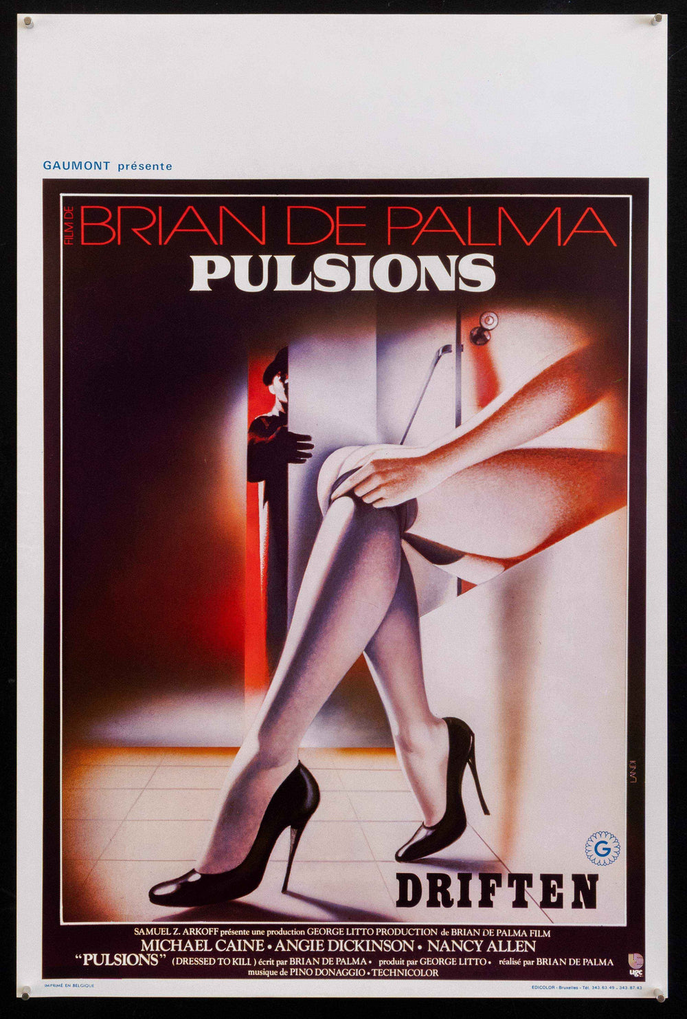 Dressed to Kill Original Vintage Movie Poster