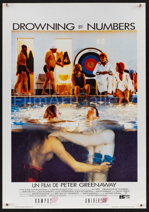 Drowning by Numbers Original Vintage Movie Poster