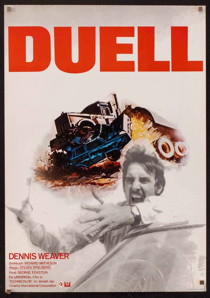 Duel Movie Poster 1973 French mini (16x23)