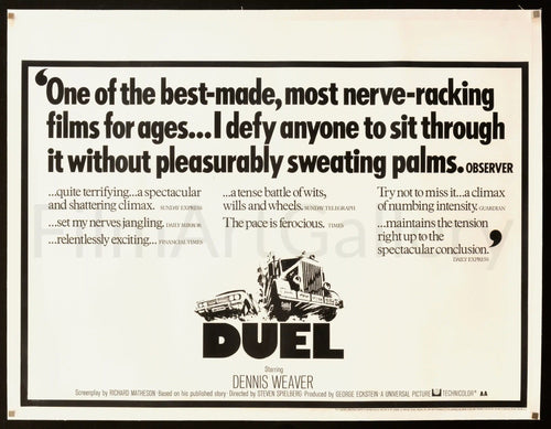 Duel Original Vintage Movie Poster