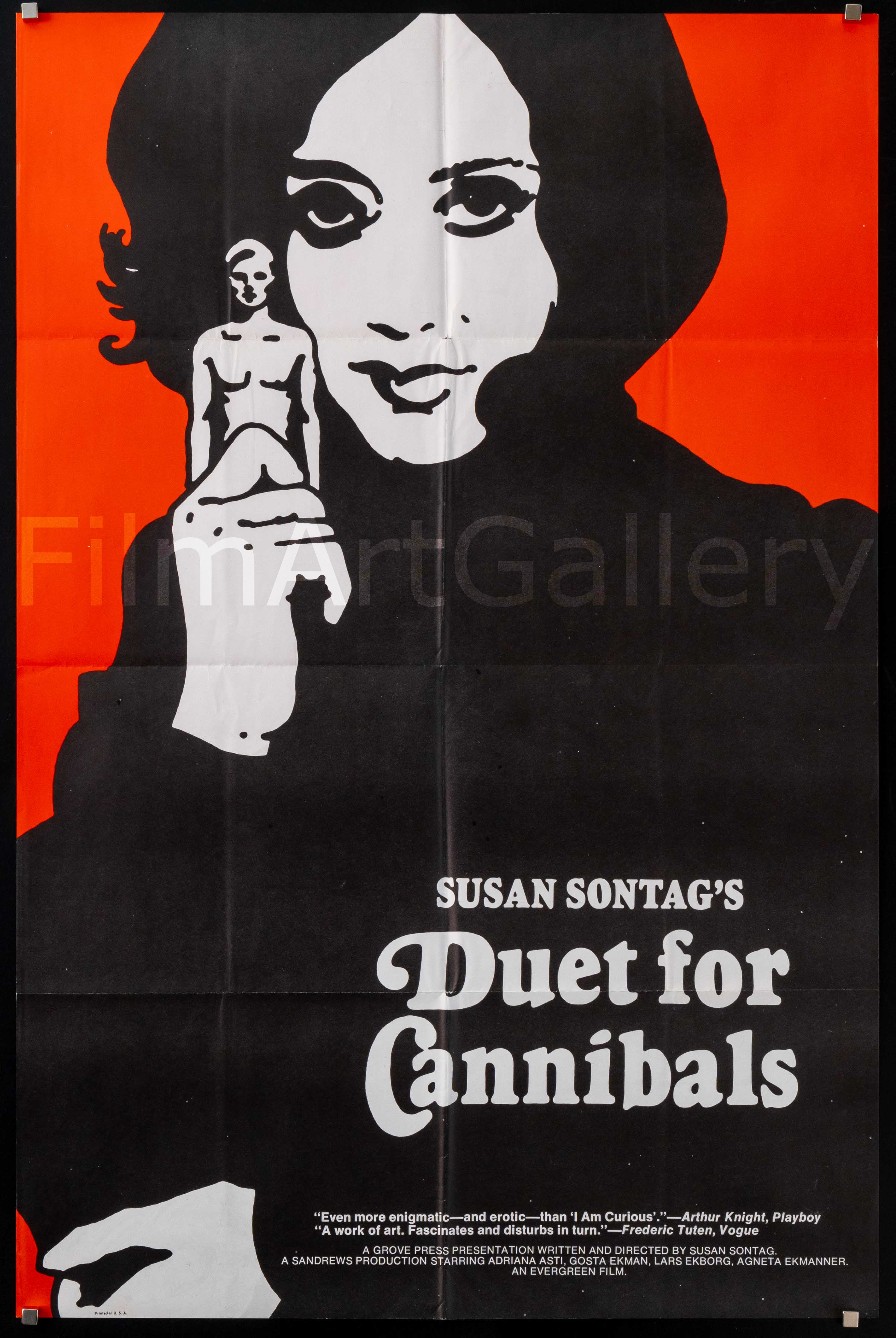 Duet For Cannibals Movie Poster 1969 1 Sheet (27x41)