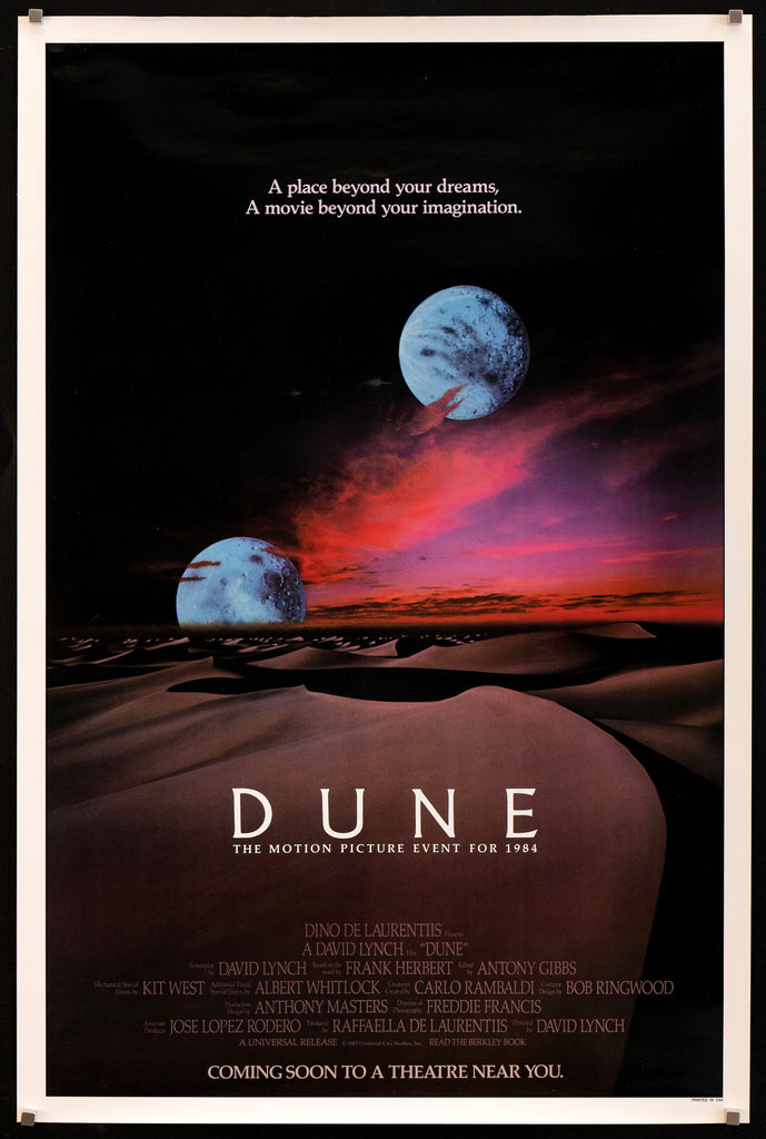 Dune 1 Sheet (27x41) Original Vintage Movie Poster
