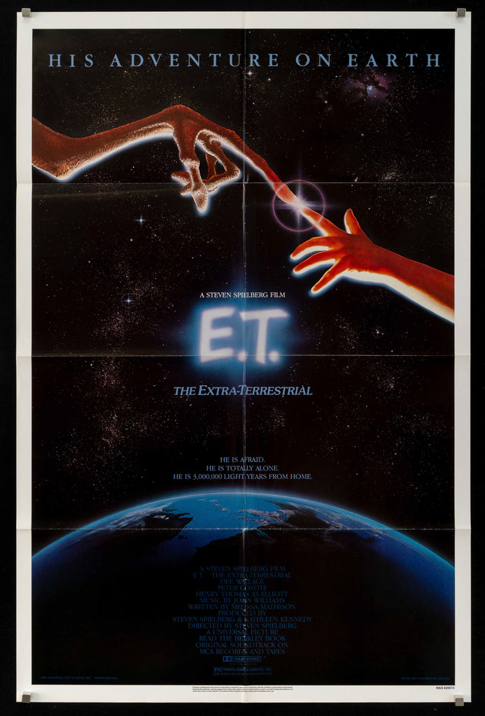 E.T. Original Vintage Movie Poster