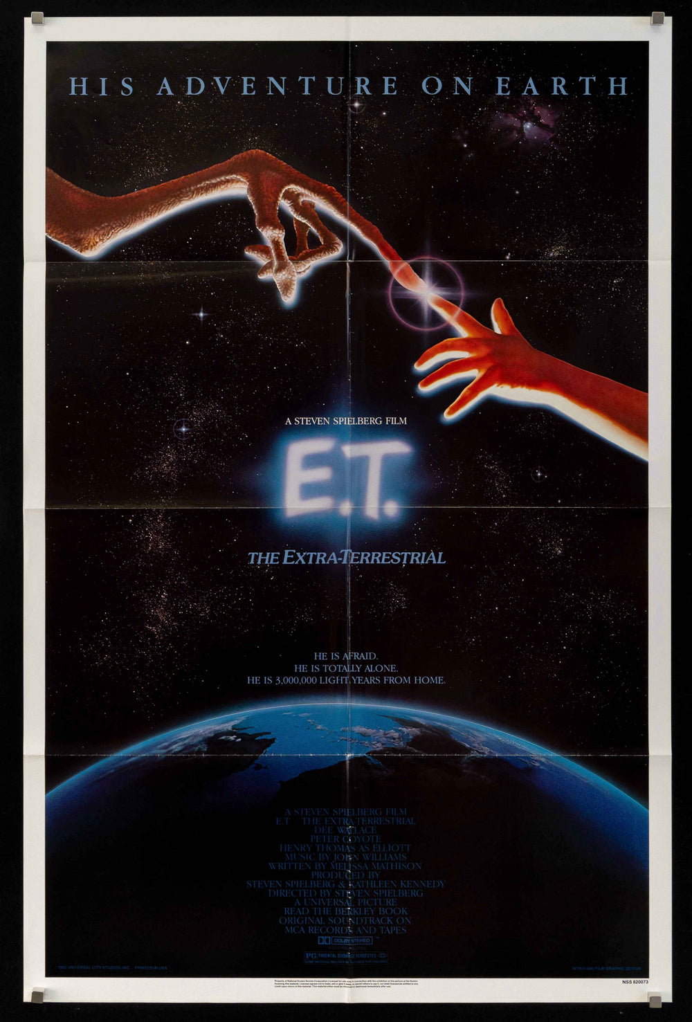E.T. Original Vintage Movie Poster