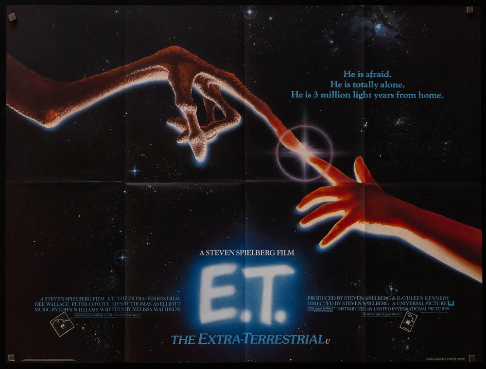 E.T. Original Vintage Movie Poster