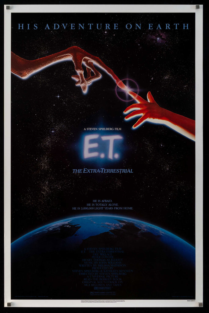 E.T. Original Vintage Movie Poster
