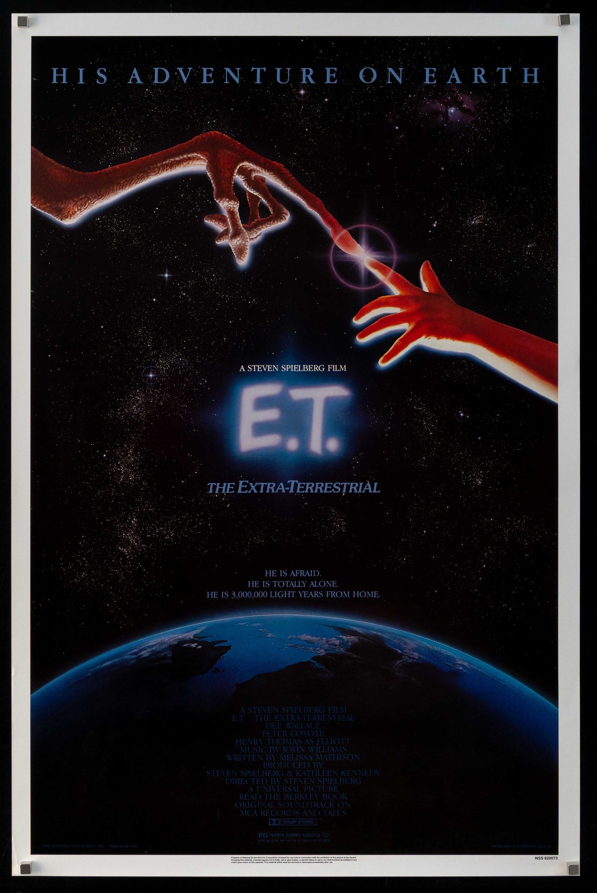E.T. Original Vintage Movie Poster