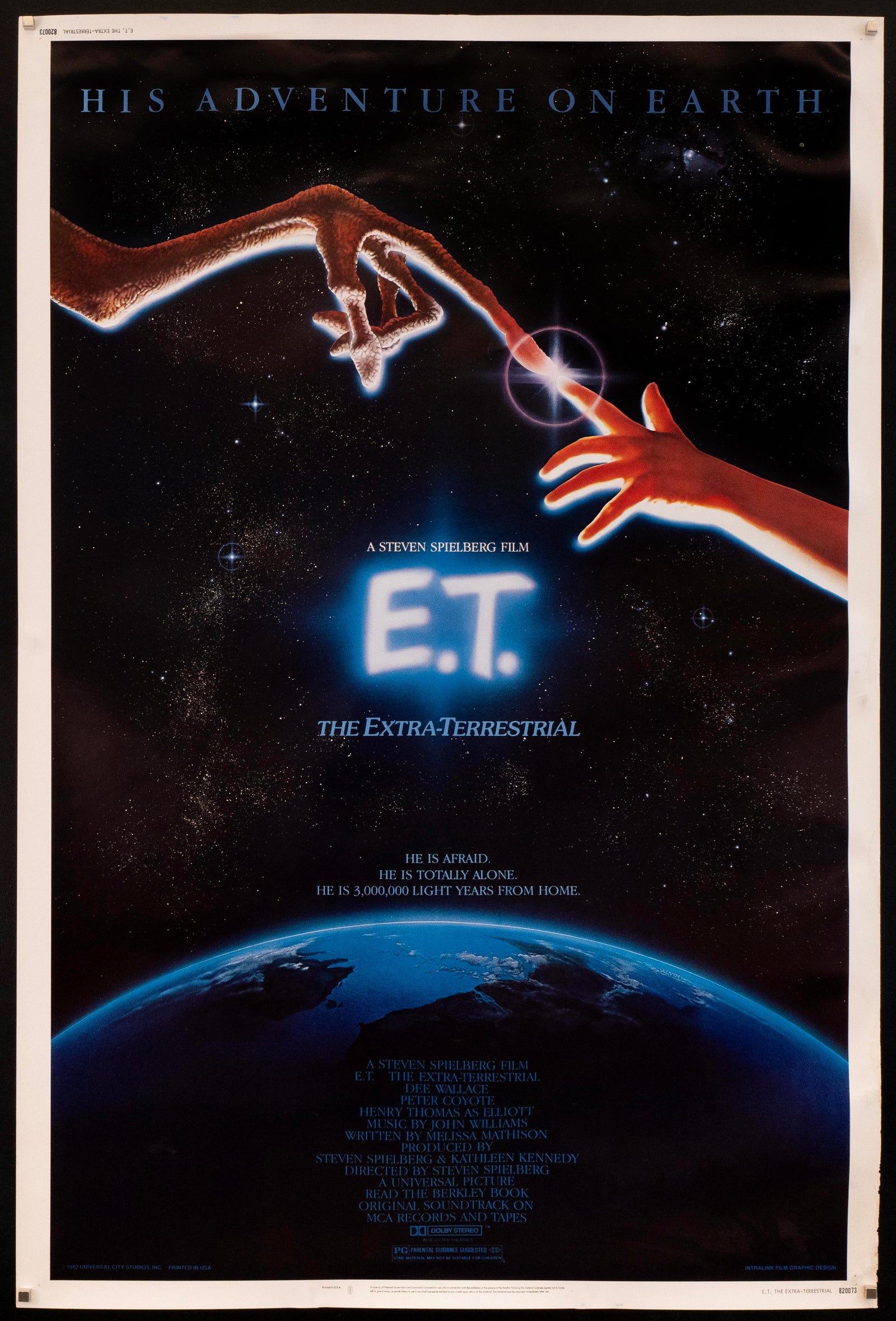 E.T. Original Vintage Movie Poster