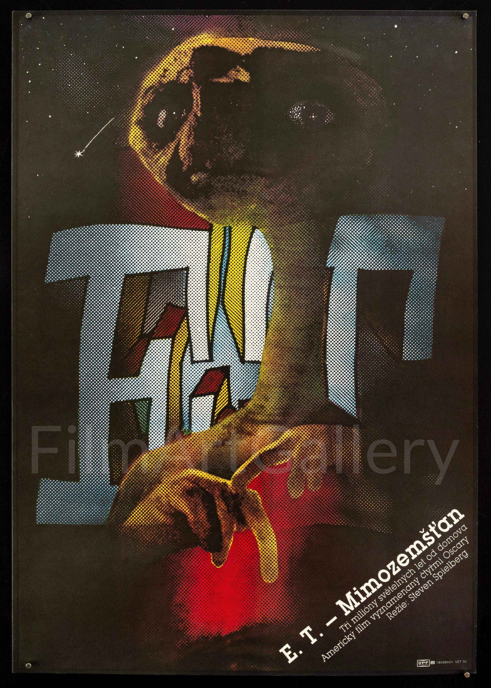 E.T. Original Vintage Movie Poster