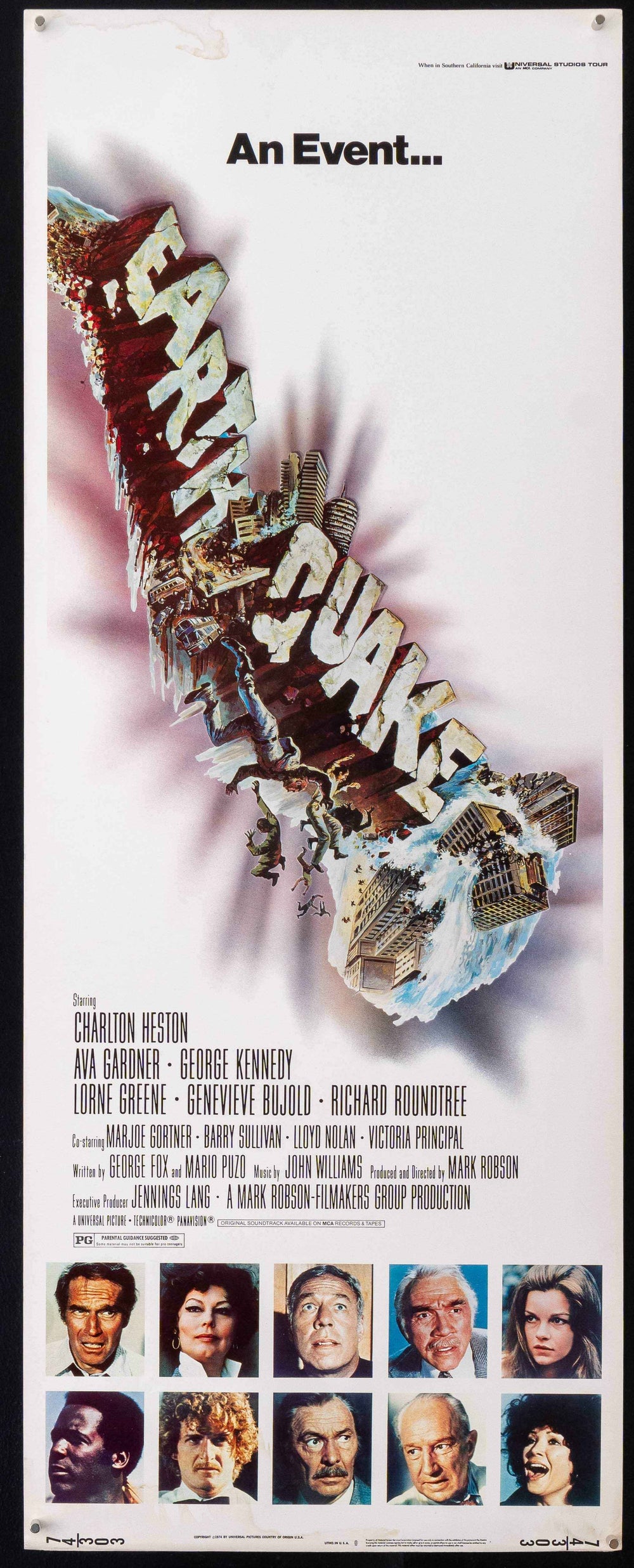 Earthquake Original Vintage Movie Poster