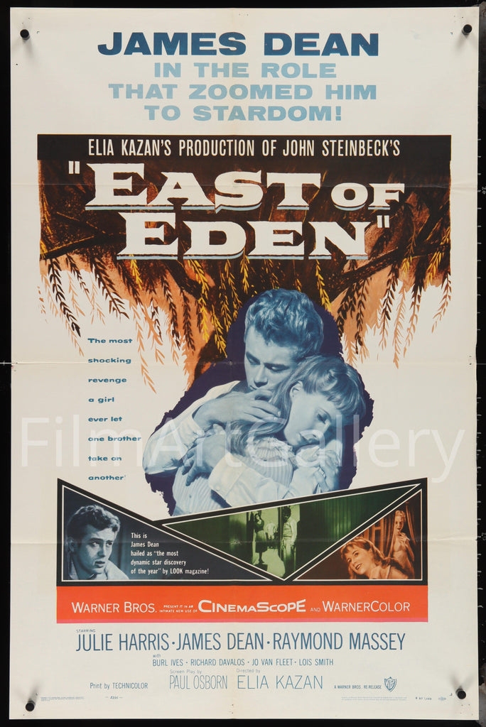 East of Eden 1 Sheet (27x41) Original Vintage Movie Poster