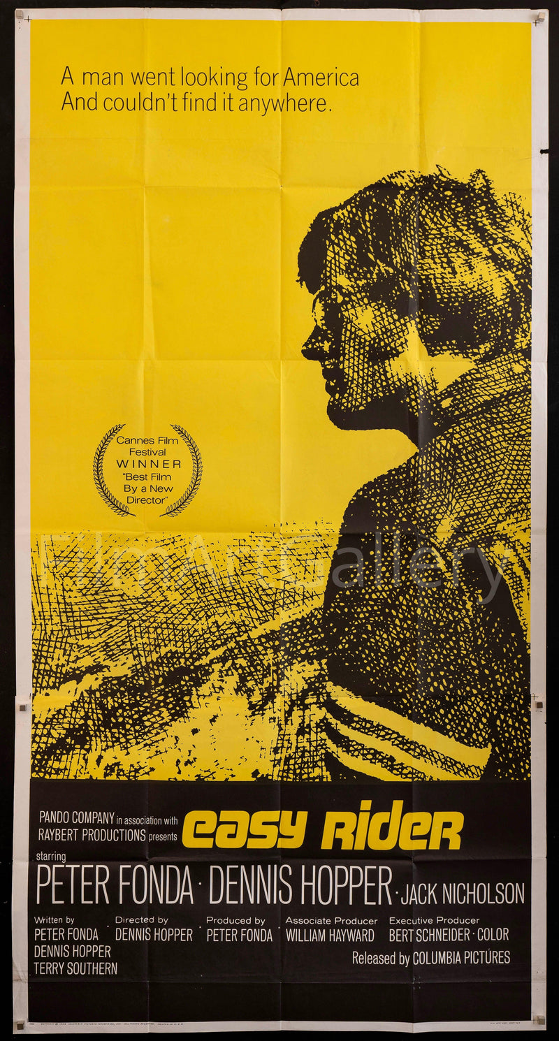 Easy Rider 3 Sheet (41x81) Original Vintage Movie Poster