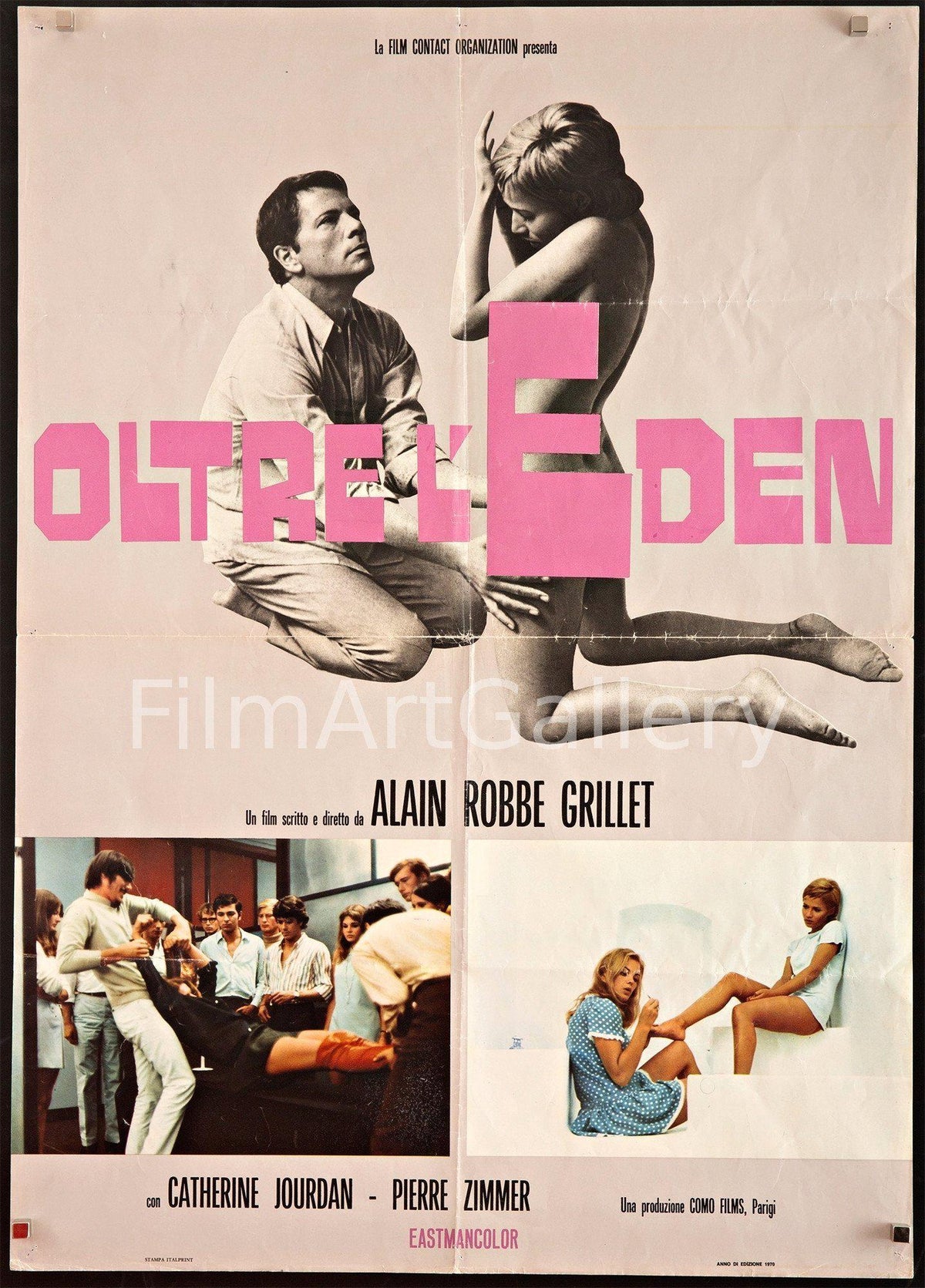 Eden and After (L&#39;Eden et Apres/Oltre L&#39;Eden) Italian 1 foglio (26x37) Original Vintage Movie Poster