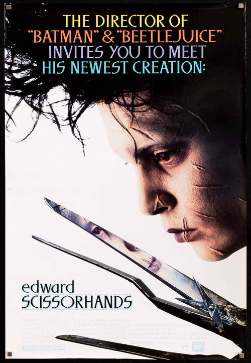 Edward Scissorhands Original Vintage Movie Poster