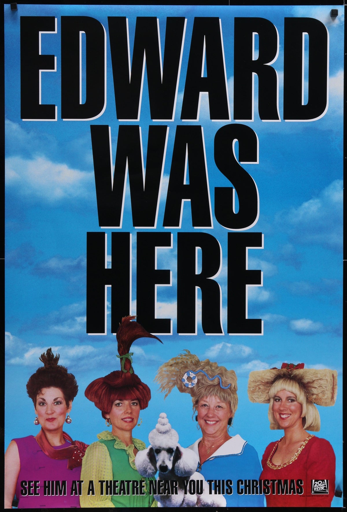 Edward Scissorhands Original Vintage Movie Poster
