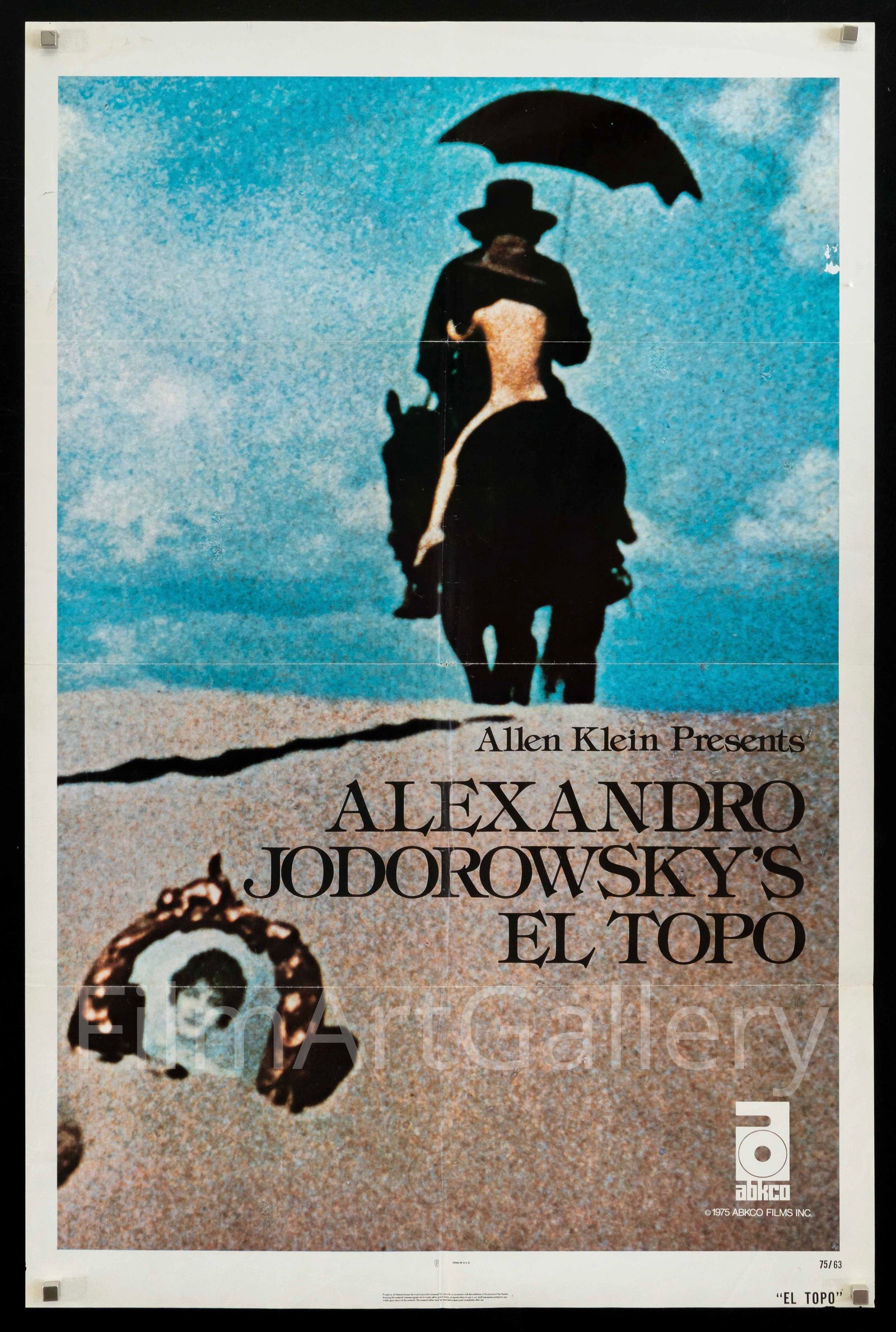 El Topo Original Vintage Movie Poster