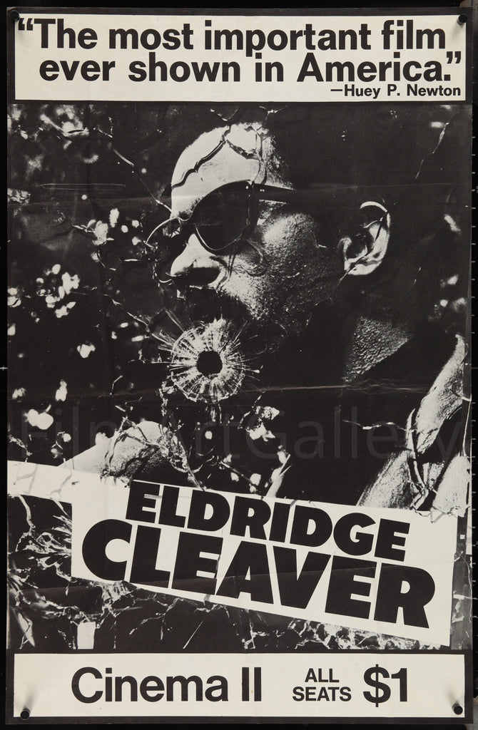 Eldridge Cleaver Black Panther Original Vintage Movie Poster