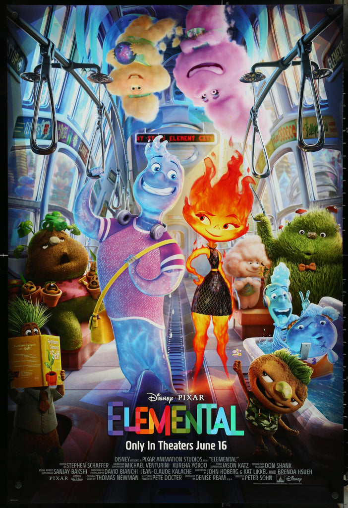 Elemental Original Vintage Movie Poster