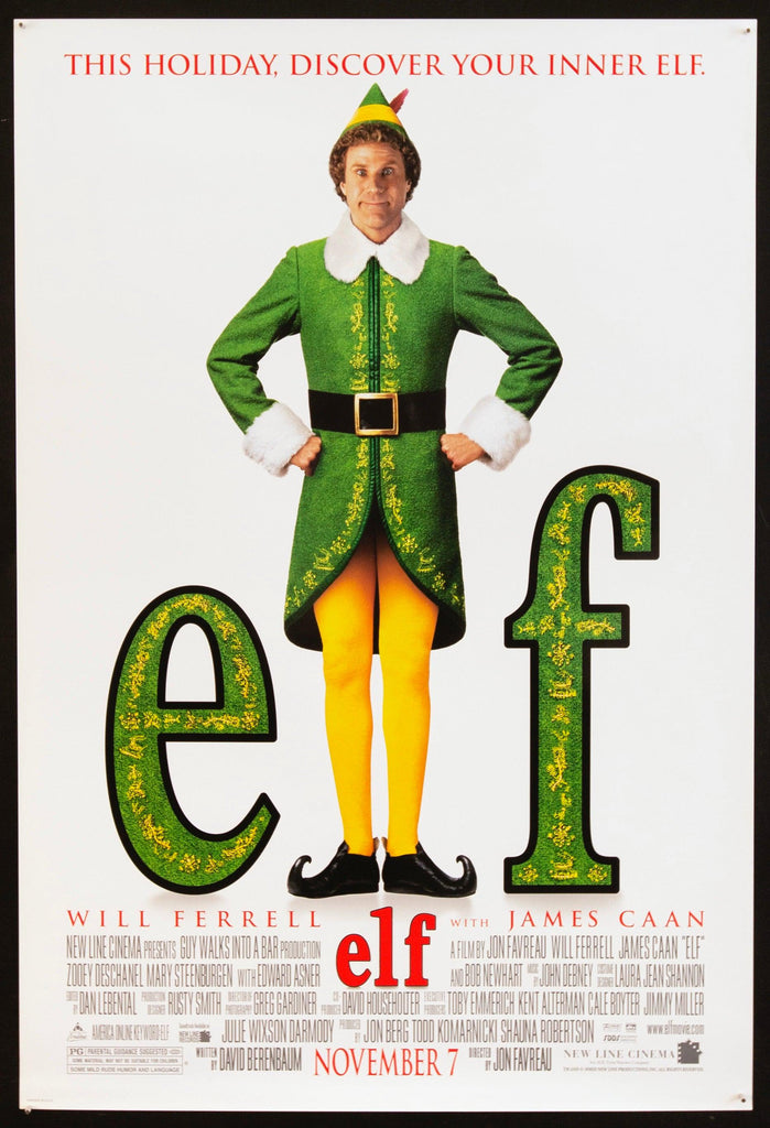 Elf 1 Sheet (27x41) Original Vintage Movie Poster