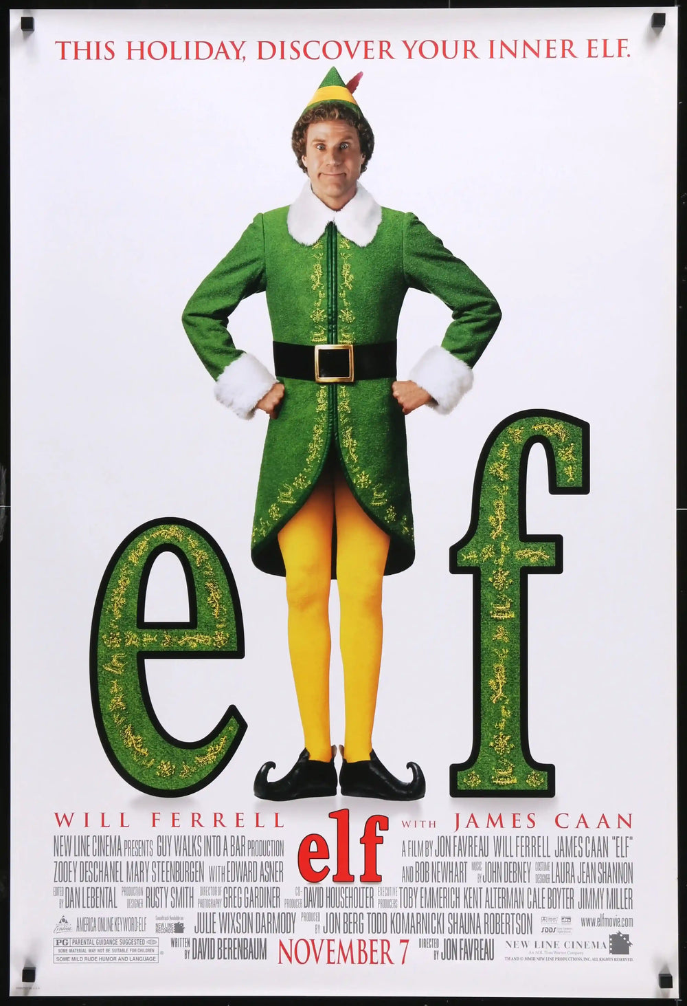 Elf Original Vintage Movie Poster